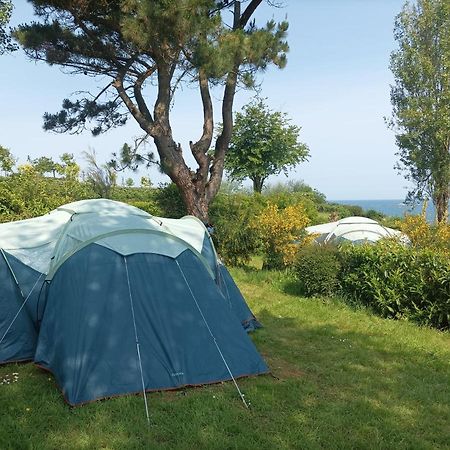 Tente 3 Chambres, Petit Camping Familial Vue Mer Plestin-les-Grèves Εξωτερικό φωτογραφία
